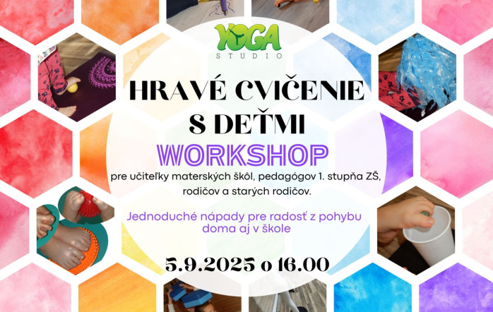 Hravé cvičenie s deťmi - workshop