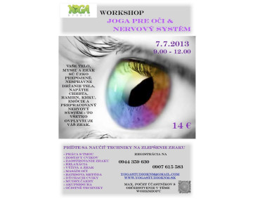 Joga pre oči 7.7.2013