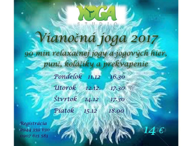 Vianočná joga 2017